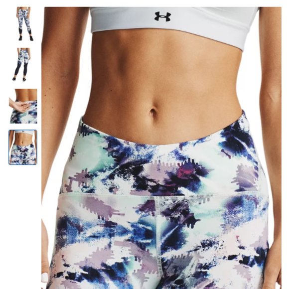 Women's Fly Fast HeatGear® Printed 7/8 Leggings - Picture 4 of 8